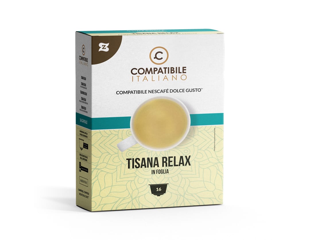 Tisana Relax in foglia - 16 capsule Tisana Relax in foglia - 16 capsule